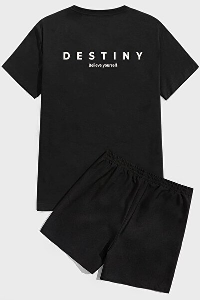 trendypassion Σετ άνετα σορτς με στάμπα Destiny