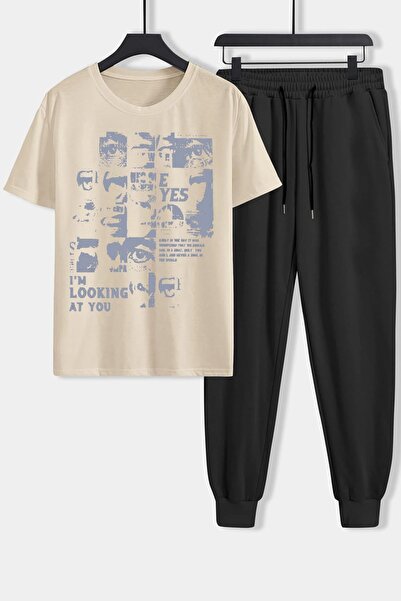 trendypassion Unisex Comfortable Design - I'm Looking At You Σετ φόρμας 2 τεμαχίων