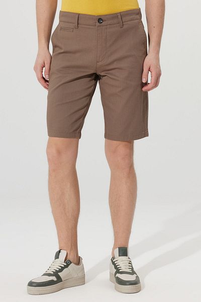 AC&Co / Altınyıldız Classics Pantaloni scurți Dobby Slim Fit cu buzunare laterale