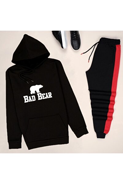 trendypassion طقم بدلة رياضية سوداء Badbear