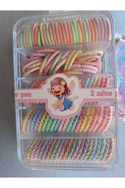 BEBESİS DÜZ TIRTIKLI VE KIVRIL MODEL KARIŞIK SOFT RENK LASTİK TOKA (KÜÇÜK BOY)