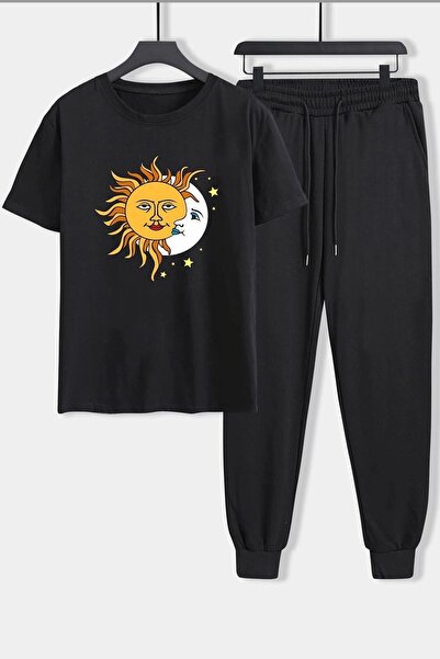 trendypassion Unisex Larks' Tongues In Aspic Printed 2-Piece Tracksuit Set