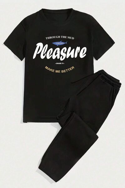 trendypassion Set de trening confortabil unisex Pleasura din 2 piese