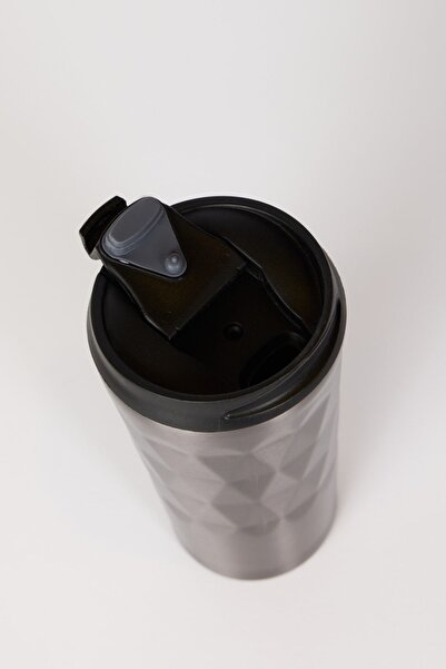 AC&Co / Altınyıldız Classics 350 Ml Stainless Steel Anthracite Vacuum Logo Thermos