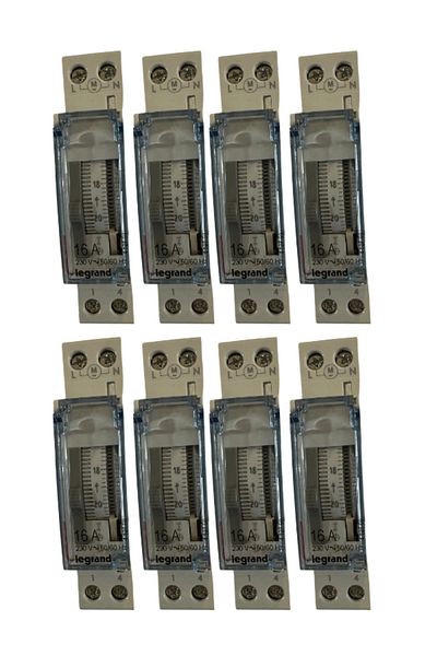 Legrand 412790 Modular Time Clock (8 Pieces)