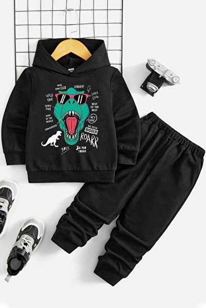 trendypassion طقم بدلة رياضية تي ريكس للأطفال