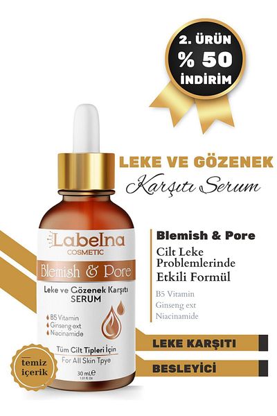 Labelna Cosmetic Anti-Blemish and Pore 30 ml Face Serum - Blemish & Pore Serum