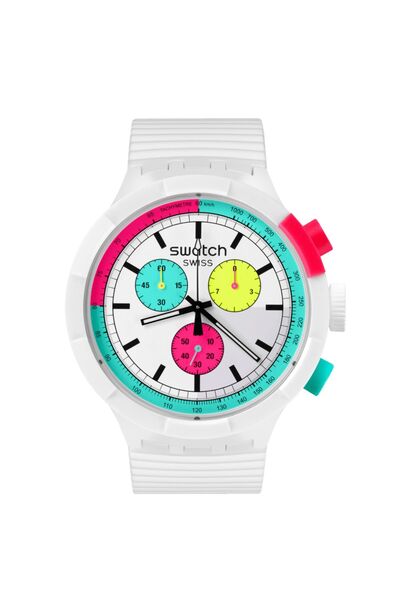 Swatch SB06W100 Swatch Purity of Neon Erkek Kol Saati