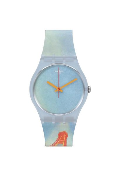 Swatch Eiffel Tower Unisex Wristwatch Gz357