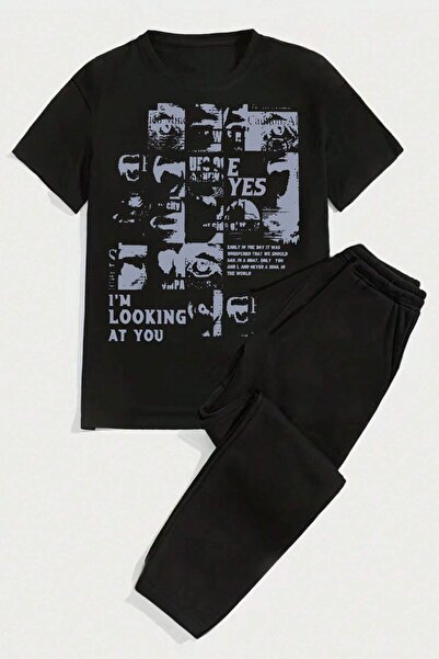 trendypassion Unisex Comfortable Design - I'm Looking At You Σετ φόρμας 2 τεμ...