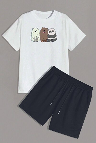 trendypassion Σετ άνετο σορτς με στάμπα Kafadar Bears
