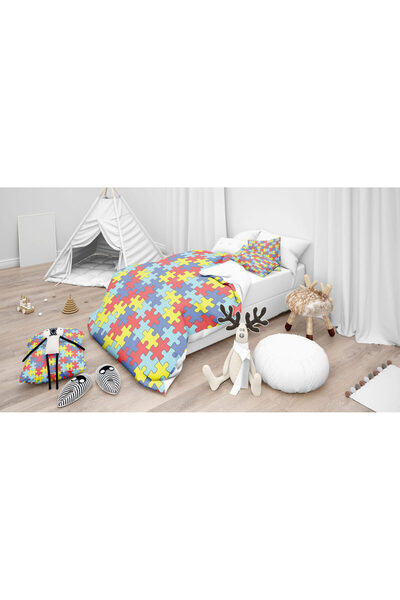 LOTUSYATAK Tek kişilik Çocuk Nevresim Tkaımı