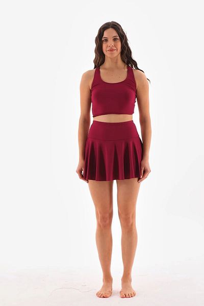 segiza Badeanzug mit kurzem Rock und Shorts