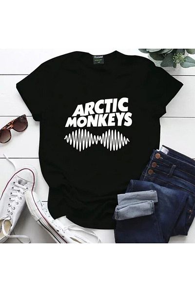Köstebek Μπλουζάκι Arctic Monkeys Logo Unisex