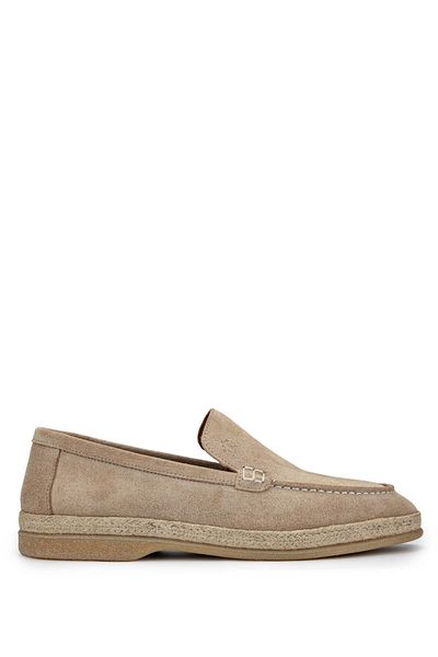 Tamer Tanca Men's Suede Biscuit Loafer - Genuine Leather Shoes