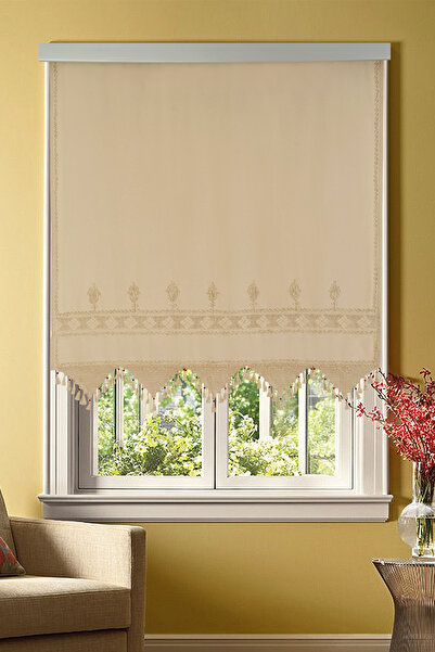 VANESSA PERDE %100 Pamuk Buldan Perdesi Nakış İşlemeli Yıkanmış Yumuşatılmış ...