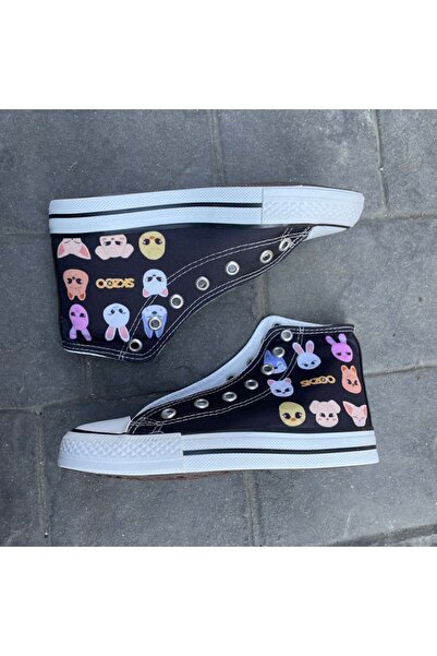 Köstebek Stray Kids - Skzoo Uzun Kanvas Ayakkabı