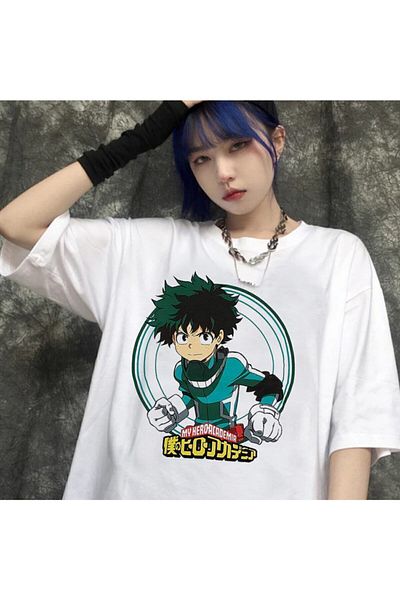 Köstebek T-shirt Touz My Hero Academia - Deku Unisex