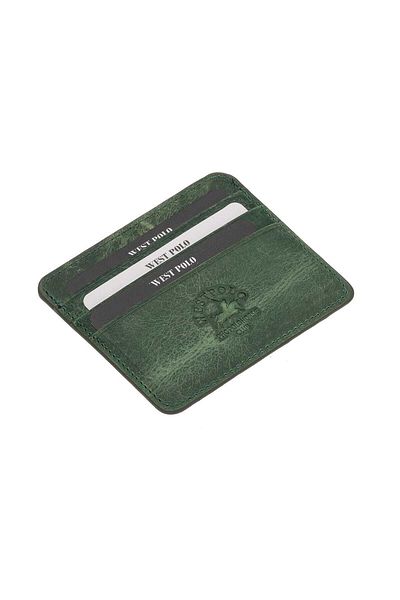 Westpolo Unisex Super Slim με θήκη για κέρματα Γνήσιο δέρμα Λεπτή θήκη πιστωτικής κάρτας & θήκη επαγγελματικής κάρτας Πορτοφόλι 6 θέσεων