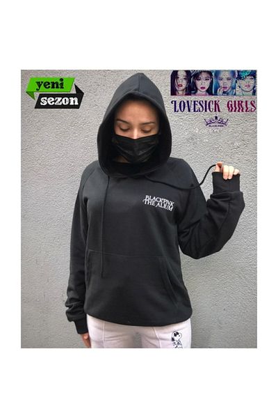 Köstebek K-Pop Black Pink the Album Love Sick Girls - Unisex Hoodie