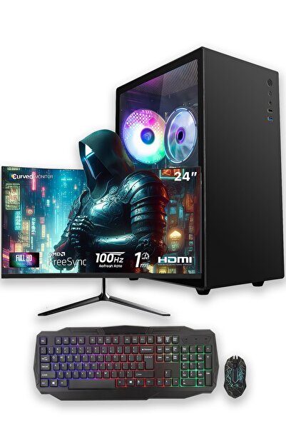 IZOLY e-Vix Eos İ5-3470 16GB 512GB SSD GT 740 4GB 24" Oyuncu Masaüstü Bilgisa...