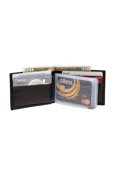 Westpolo West Polo Genuine Leather Unisex Loose Card Holder Wallet Card Holder