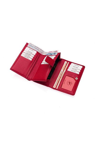Westpolo West Polo Genuine Leather Women's Wallet Card Holder with Lots of Cards