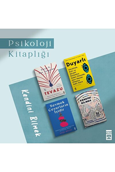 Timaş Yayınları Tevazu, kendini bilmek, sevmek cesurların işidir, duyarlı-set...