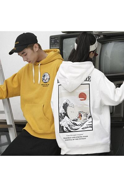 Köstebek Art - Katsushika Hokusai - The Great Wave (UNISEX) Hoodie
