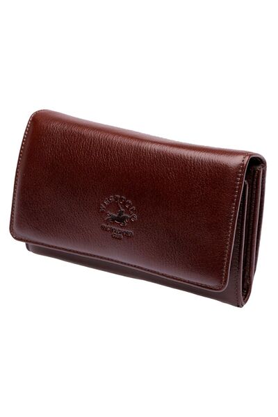 Westpolo West Polo Hakiki Deri Bol Kartlıklı Kadın Cüzdan Kartlık