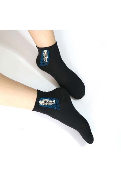 Köstebek Billie Eilish Blue Hair Unisex Socks
