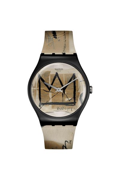 Swatch Jean-michel Basquiat Unisex Wristwatch - Suoz355 Swatch Untitled