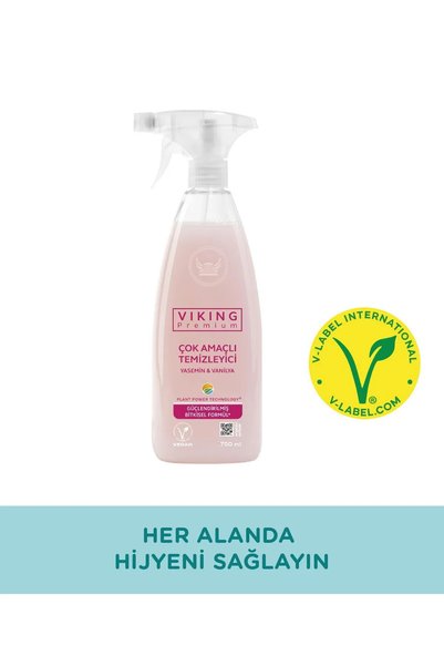 Viking VİKİNG - Viking Premium çok amaçlı temizleyici - yasemin ve vanilya - Vegan - 750mL