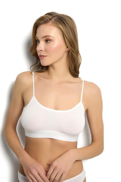Jiber Glory White 651 - Μπουστάκι με σχοινί