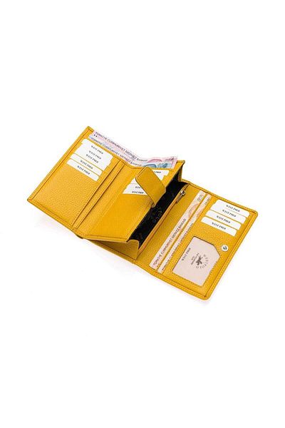 Westpolo West Polo Genuine Leather Women's Wallet Card Holder with Lots of Cards