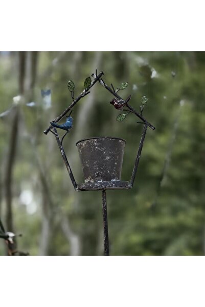 T.Concept 120 Cm Decorative Flower Pot with Bird Figure Garden Accessory