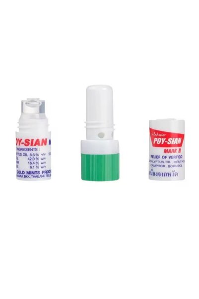 Poy Sian Aromaterapi Rahatlatıcı Nane Aromalı Burun inhaler