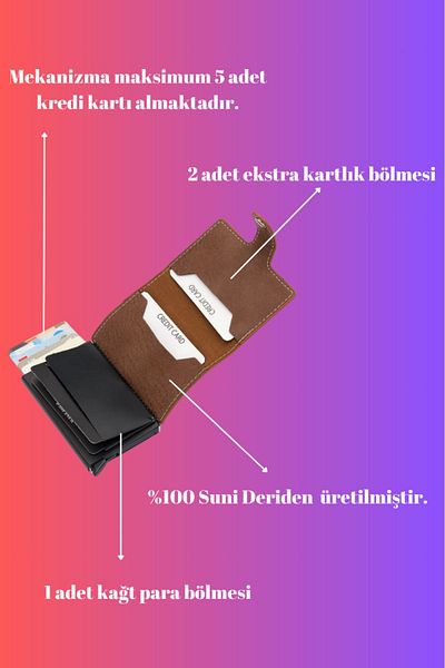 Westpolo Унисекс кафяв кожен портфейл с отделение за банкноти и механизъм, държач за карти, механизъм за умен портфейл