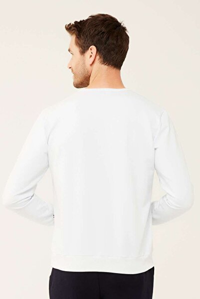 U.S. Polo Assn. Erkek Beyaz Yuvarlak Yaka Ev Giyim 18468