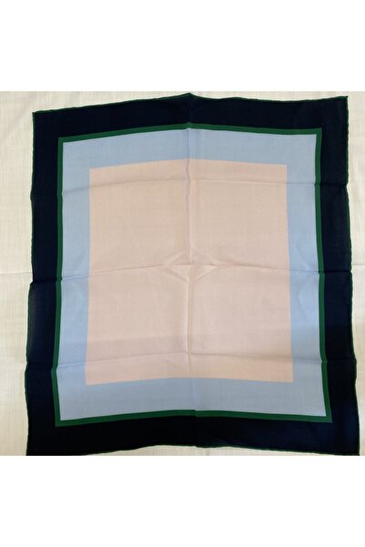 Celbiş Eşarp Kadın Lacivert Saf Ipek Boyun Mendili