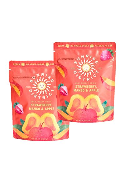 Sunrise District FREEZE DRY MIX MANGO - ÇİLEK - ELMA 2'Lİ