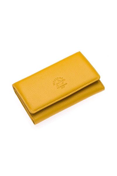 Westpolo West Polo Genuine Leather Women's Wallet Card Holder with Lots of Cards
