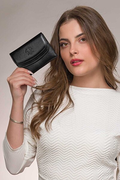 Westpolo West Polo Hakiki Deri Bol Kartlıklı Küçük Kadın Cüzdan Kartlık