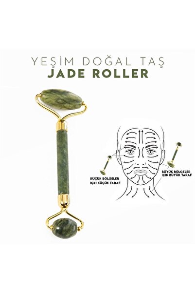 Zeynep Büyükbay Yeşim Taşı Yüz Masaj Aleti Jade Roller