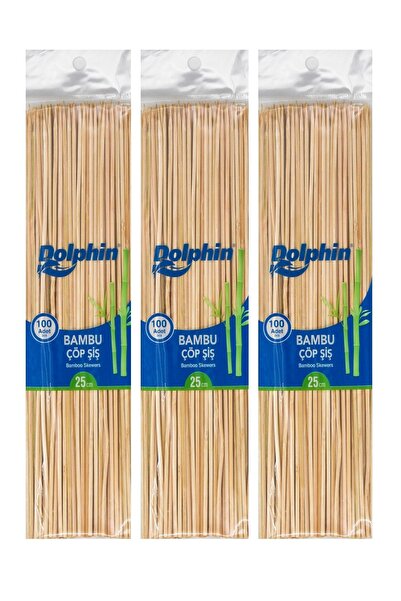 Yusuf Dirik YD Party Supplies Bambu Çöp Şiş 25 Cm 300 Adet ( Kurabiye,marshma...