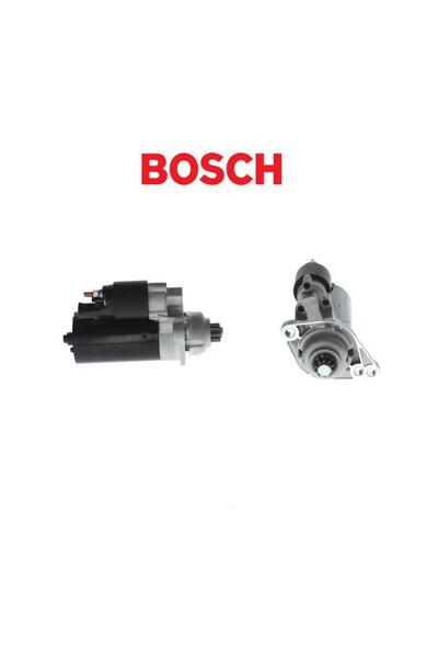 Bosch محرك بدء التشغيل 1.7KW 12V CADDY 3 T5 PASSAT B6 POLO 4 FABIA 1/2 OCTAVIA 2 A3 8P 1.4TDİ 1.9TDİ 1986S00797