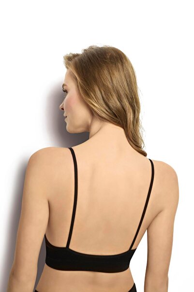 Jiber Black Rope Strap Bustier Corset 4505