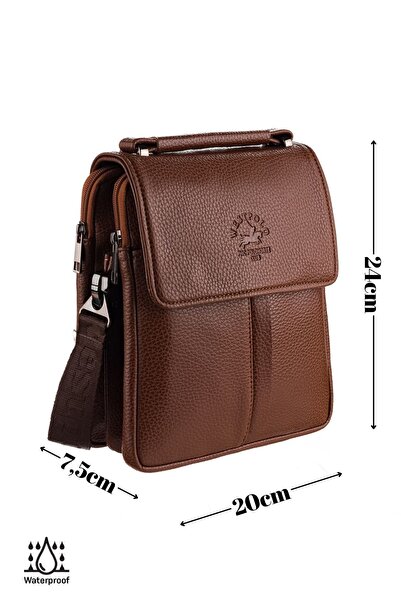 Westpolo West Polo Erkek El Ve Omuz Askılı Çanta (Orta Boy)