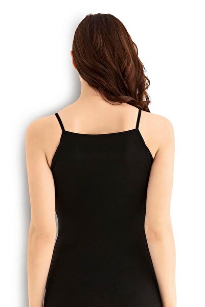 Jiber Γυναικείο εσώρουχο 503 από μαύρο βαμβακερό σχοινί Lycra