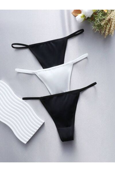 Maly Love Women's 3 Pack String Thong